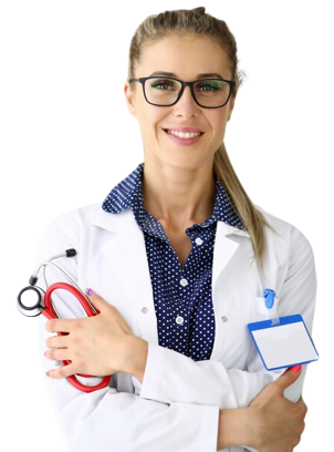 woman doctor white coat stands with folded arms 151013 15549 removebg preview